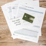 Illustration of a credit score report with a house icon.