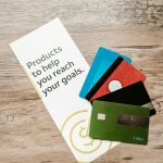 A person checking their credit score on a smartphone.