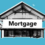 A person reviewing mortgage documents with a calculator.